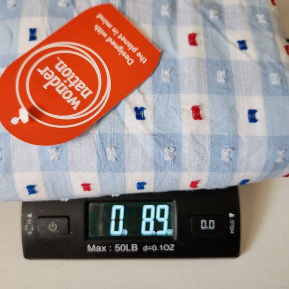 Girls Wonder Nation Americana Woven Dress XL (14-16) Blue/White/Red Checkered - Picture 10 of 10